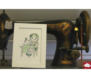 Stickserie - Sewing Girls